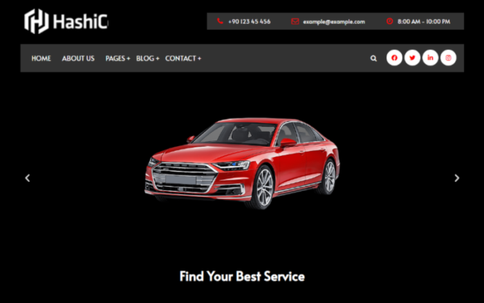 Hachi | Tema WordPress Mekanik Mobil & Penyewaan Mobil