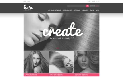 Hair Extensions Store PrestaShop Theme