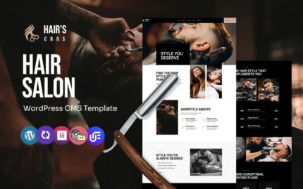 Hairs - Hair Salon Multipurpose WordPress Elementor Theme