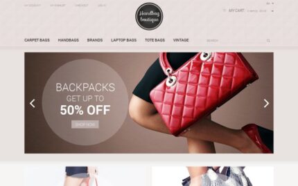 Handbag Boutique Magento Theme