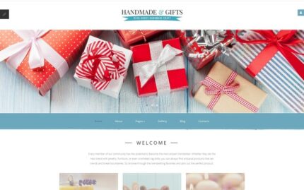 Buatan Tangan & Hadiah - Blog Kerajinan dan Toko Hadiah Template Joomla