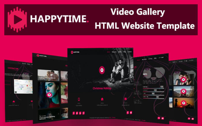 Happy Time - Templat Situs Web HTML Galeri Video