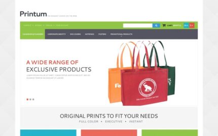 Harmonious Print Store PrestaShop Theme