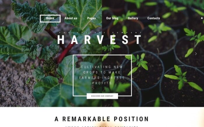 Template Joomla Harvest - Perusahaan Pertanian