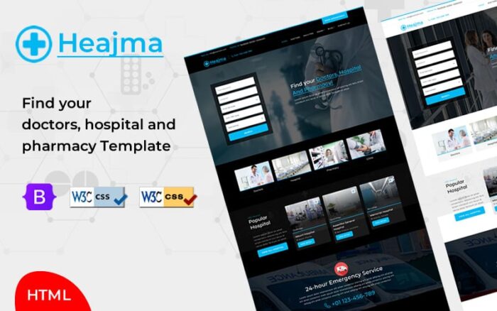 Heajma - Template HTML Dokter, Rumah Sakit, dan Toko Apotek