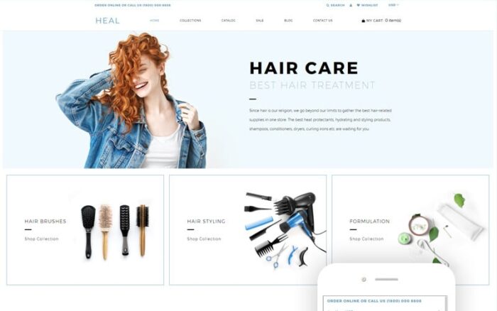 Heal - Tema Shopify Modern Kecantikan E-commerce