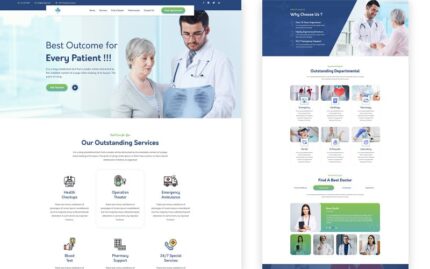 Healthcarex - Clinic Services HTML5 Template