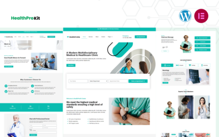 HealthProKit - Healthcare Elementor Template kit