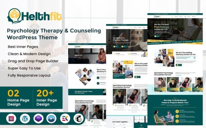 Helthfit - Tema WordPress Psikologi Terapi & Konseling