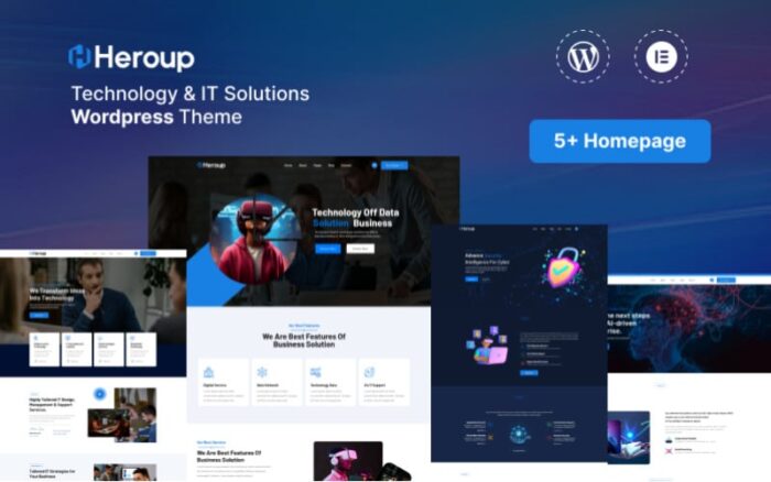 Heroup - Tema Wordpress Solusi Teknologi & TI