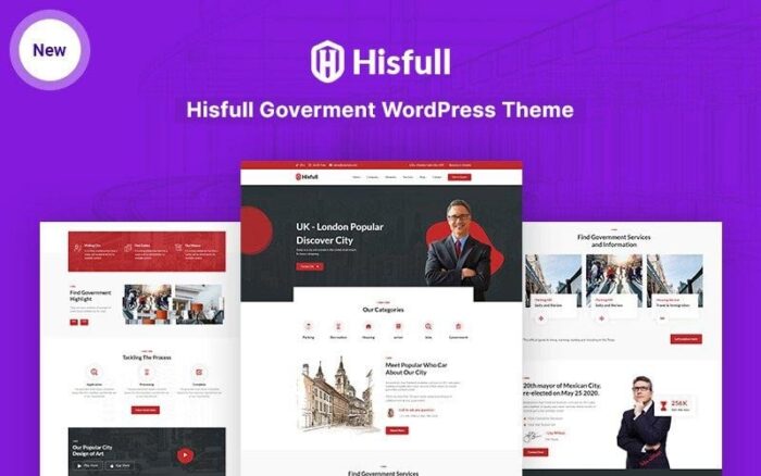 Hisfull - Tema WordPress Responsif Pemerintah dan Kota