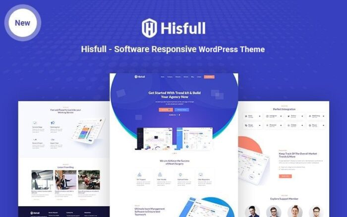 Hisfull - Tema WordPress Responsif Perangkat Lunak