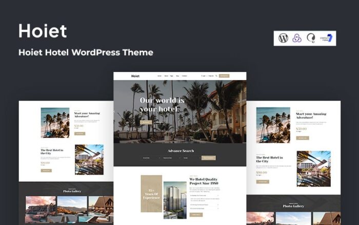 Hoiet - Tema WordPress Hotel dan Perjalanan