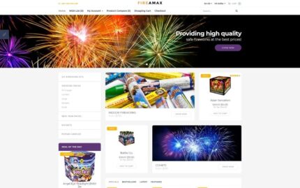 Template OpenCart Responsif untuk Liburan, Hadiah & Bunga