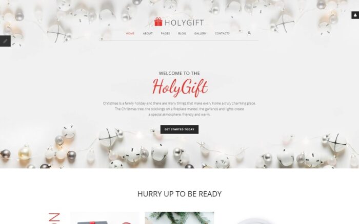 HolyGift - Template Joomla Toko Hadiah Natal