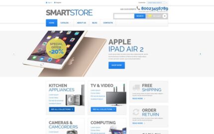 Home Electronics VirtueMart Template