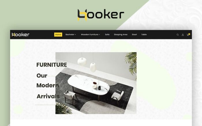 Template OpenCart Toko Premium Hooker Furniture