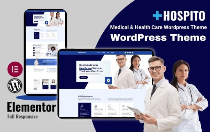 Hospito - Tema WordPress Responsif Penuh untuk Medis & Kesehatan