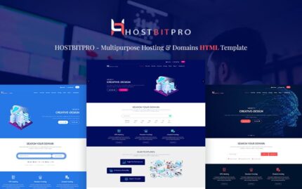 Hostbitpro- Template Situs Web HTML & WHMCS Hosting Serbaguna