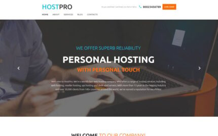 Template Situs Web HostPro