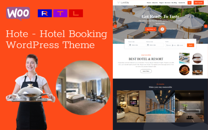 Hote - Tema WordPress Pemesanan Hotel