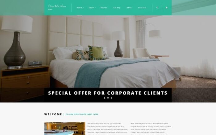 Templat Joomla Suite Hotel