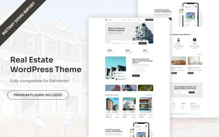 Housy - Tema WordPress Properti