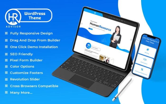 Tema WordPress HR Advisor-Sumber Daya Manusia dan Perekrutan