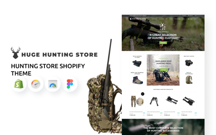 Tema Shopify Toko Perburuan Besar - Hunting Store