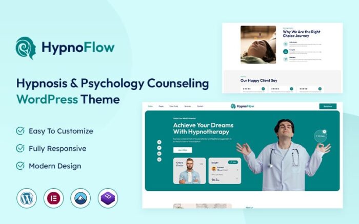 Hypnoflow – Tema WordPress Konseling Hipnosis & Psikologi