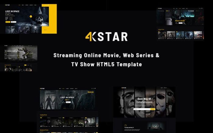 4K Star - Template HTML5 Hiburan