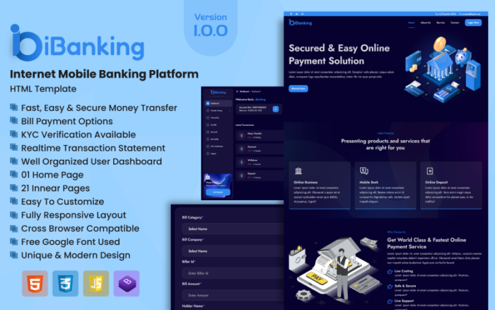 iBanking - Platform Perbankan Seluler Internet