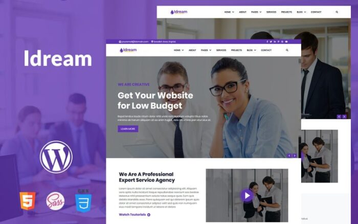 Tema WordPress Serbaguna Idream