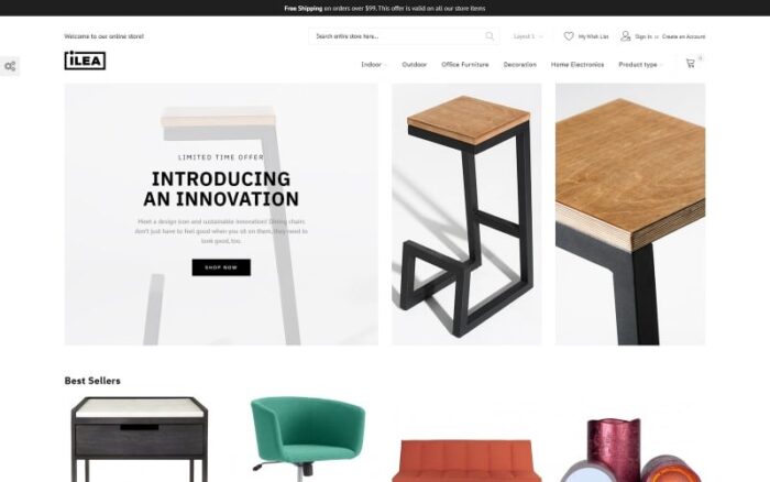 ILEA - Decor & Furniture Magento Theme