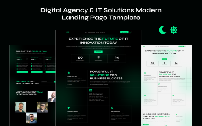 Imal - Agensi Kreatif - Template Halaman Arahan Modern Layanan Bisnis