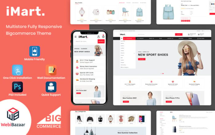 Imart - Toko Online E-dagang Serbaguna Tema Bigcommerce