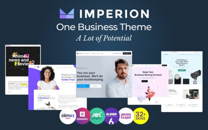 Imperion - Tema WordPress Perusahaan Serbaguna