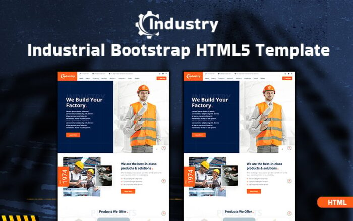 Industri - Template HTML5 Bootstrap Industri