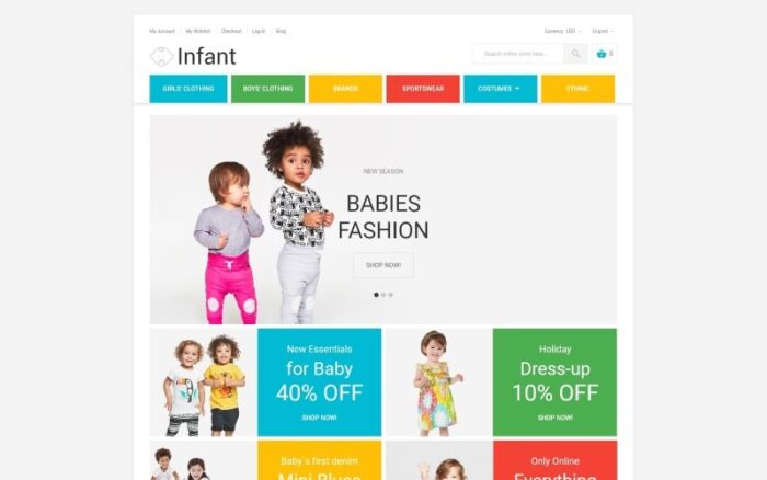 Infant Magento Theme