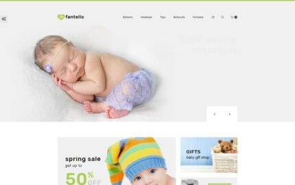 Infantello - Tema PrestaShop Toko Pakaian Bayi