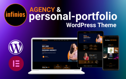 Infinios Agency and personal Portfolio  WordPress Theme