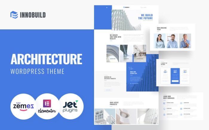 Innobuild - Tema WordPress Desain Arsitektur yang Solid dan Andal