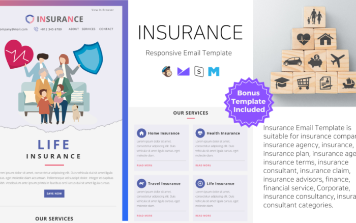 Insurance – Responsive Email Template