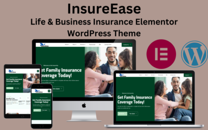 InsureEase - Life & Business Insurance Elementor WordPress Theme