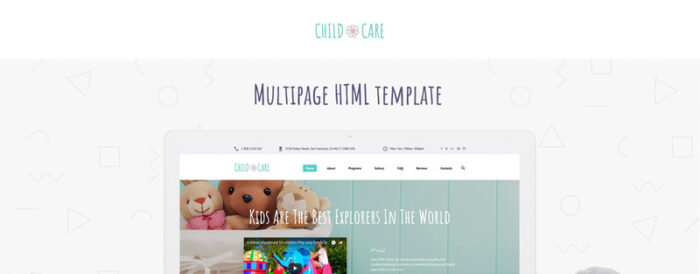 Template Situs Web Penitipan Anak - Penitipan Anak - Fitur Gambar 1