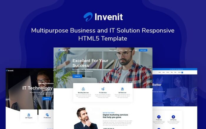 Invenit - Multipurpose Business and IT Solution Responsive