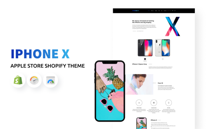 iPhone X - Tema Shopify Apple Store