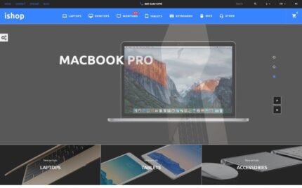 iShop - Tema PrestaShop Toko Komputer