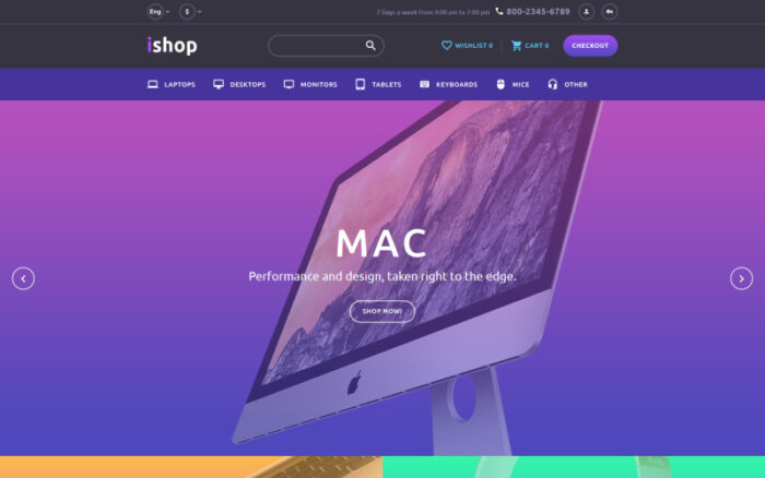 iShop - Template OpenCart Responsif Toko Komputer