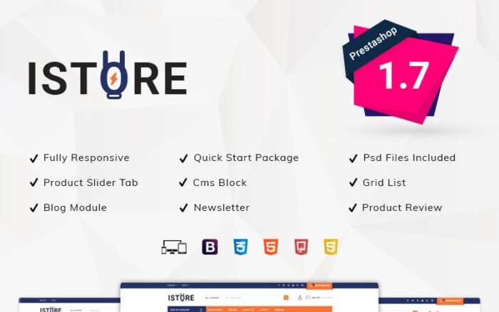 Tema PrestaShop Elektronik iStore